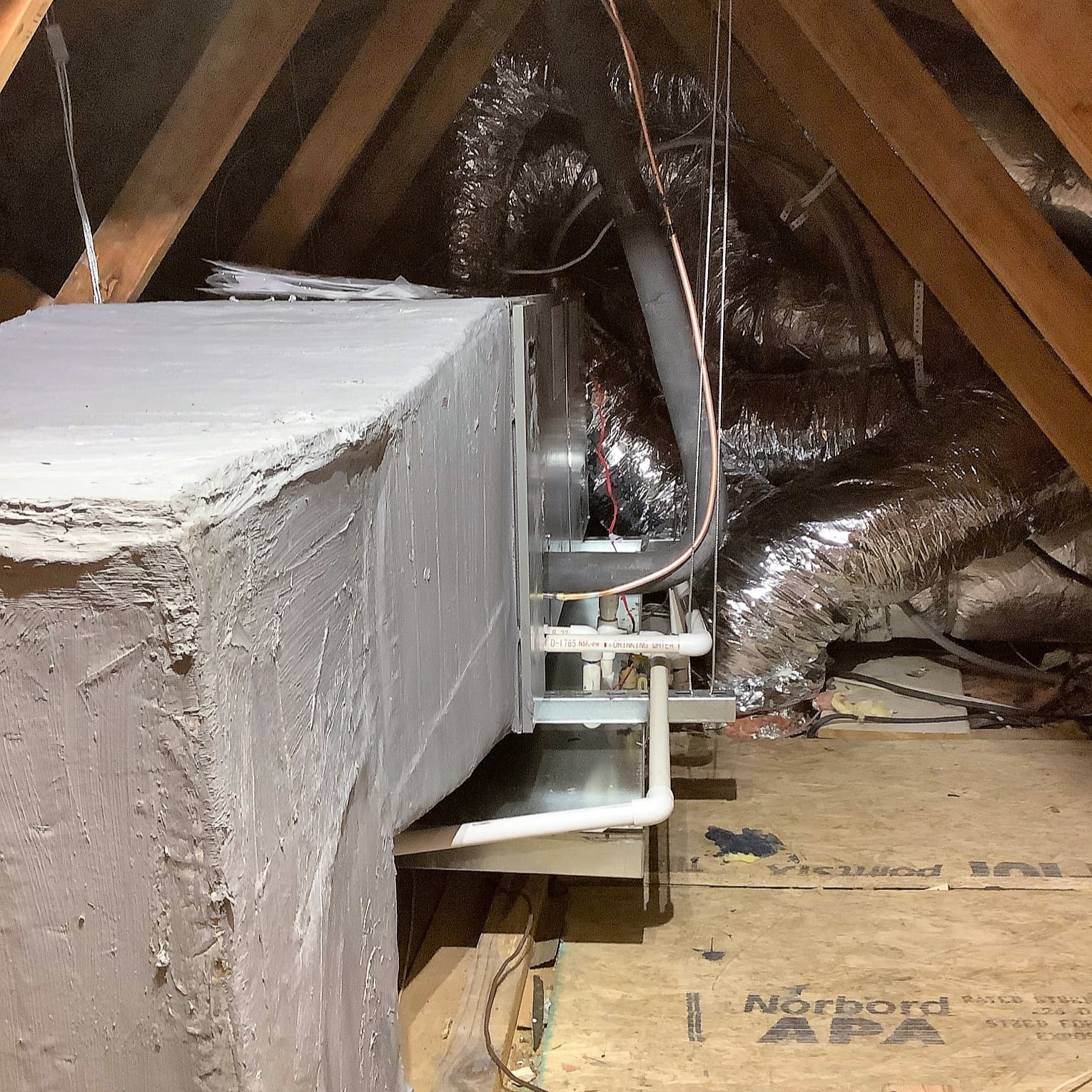 lennox attic air handler